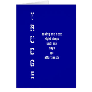 TRUDGE