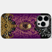 Trudie Lola II Baroque Monogram Classic Case-Mate iPhone Case (Achterkant (horizontaal))