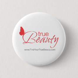 True Beauty Pin Ronde Button 5,7 Cm