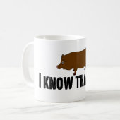 True Blood ~ Ik weet dat Pig Koffiemok (Voorkant links)
