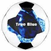 True Blue Abstract Voetbal (Voorkant)