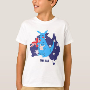 True Blue Australia Kangoeroe T-shirt