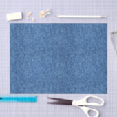 True Blue Denim Jeans Pattern Background Fabric Tissuepapier (Craft)