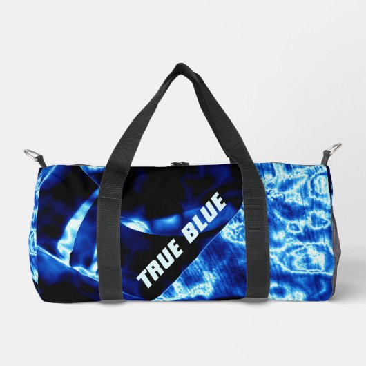 True Blue Edgy Bold Modern Plunjezak (Voorkant)