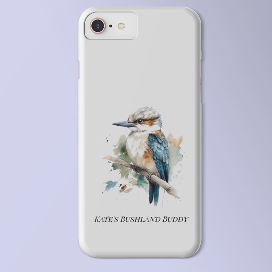True Blue Kookaburra, custom Case-Mate iPhone Case