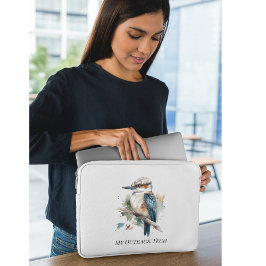 True Blue Kookaburra, custom Laptop Sleeve