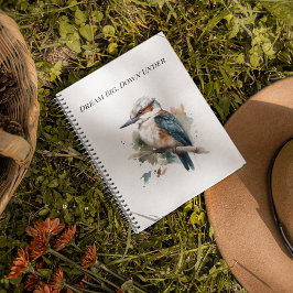True Blue Kookaburra, custom Notitieboek