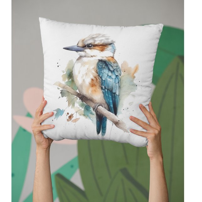 True Blue Kookaburra Kussen (Creator heeft geüpload)