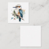 True Blue Kookaburra Notitiekaartje (Voorkant / Achterkant)