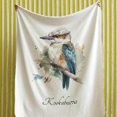 True Blue Kookaburra, op maat Fleece Deken