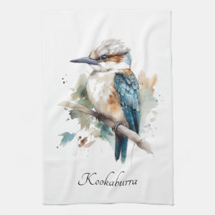 True Blue Kookaburra, op maat Theedoek