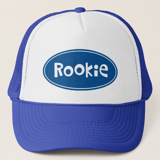 True Blue ROOKIE Trucker Hat Pet (Voorkant)