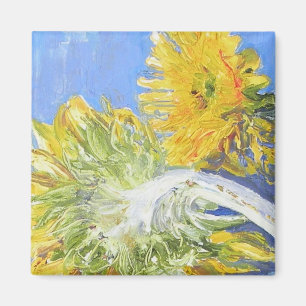 True Blue Sunflower Magnet Magneet