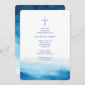 True Blue Uitnodiging (Voorkant / Achterkant)