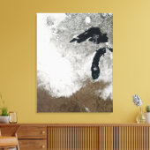 True-Color-beeld van sneeuw Canvas Afdruk (Insitu (Woonkamer))