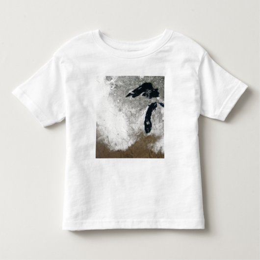 True-Color-beeld van sneeuw Kinder Shirts (Voorkant)