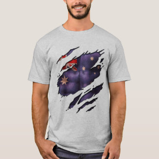True Colors Aussie Flag Tear T-shirt