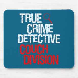 True Crime Detective Bank Divisie Illustratie Muismat