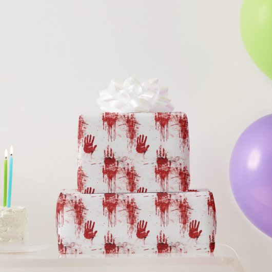 True Crime Horror Pattern Cadeaupapier (Feestgeschenken)