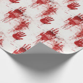 True Crime Horror Pattern Cadeaupapier (Hoek)
