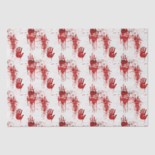True Crime Horror Pattern Tissuepapier