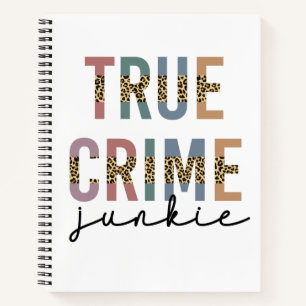 True Crime Junkie Shows van moordcriminaliteit L Notitieboek