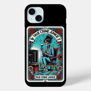 True Crime Junkie Tarot Kaart Collectie iPhone 15 Mini Hoesje