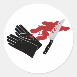 True Crime Ronde Sticker