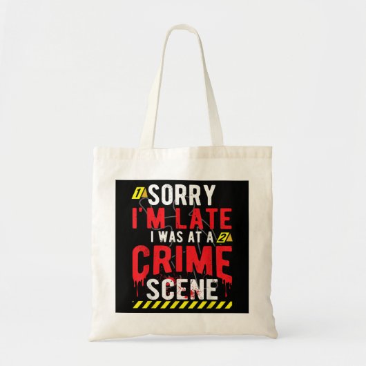 True Crime Scene Investigator Tote Bag (Voorkant)