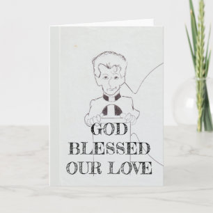 True Faith Design - God zegende onze liefdeskaart Kaart