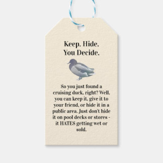 True Frazil'80's drukt een stijlvol kartonnen wage Cadeaulabel