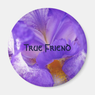 True Friend magnet Paarse Iris Flower magnet-cadea Magneet
