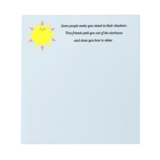 True Friends notitieblok (Voorkant)