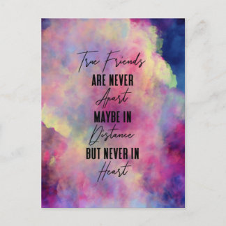 True Friends zijn nooit apart - idealen met cadeau Briefkaart