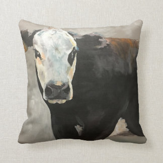 True Grit Cow Western Pillow Kussen