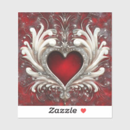 True Heart Valentijns Vinyl Cut Sticker