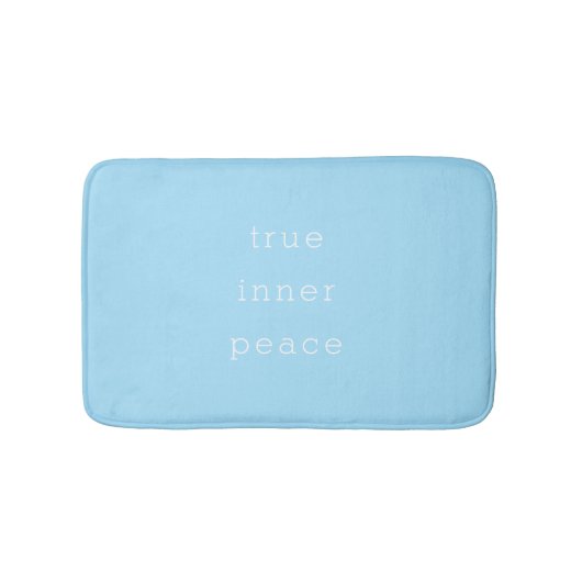True Inner Peace Minimal Bath Mat (Voorkant)