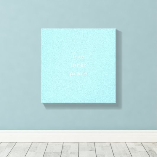 True Inner Peace | Minimal Canvas Afdruk (Insitu (Houten vloer))