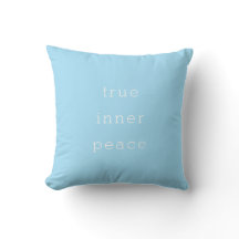 True Inner Peace | Minimal Throw Pillow