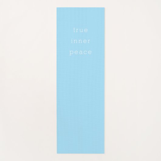 True Inner Peace Minimalistic Yoga Mat (Voorkant)