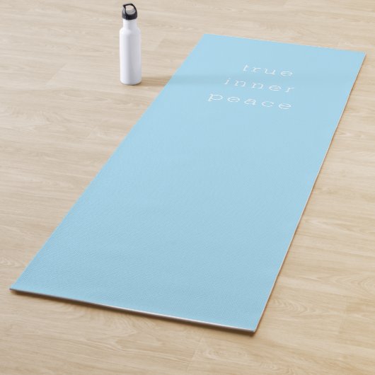 True Inner Peace Minimalistic Yoga Mat (In situ)