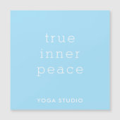 True Inner Peace Yoga Studio Magnetic Card (Voorkant)