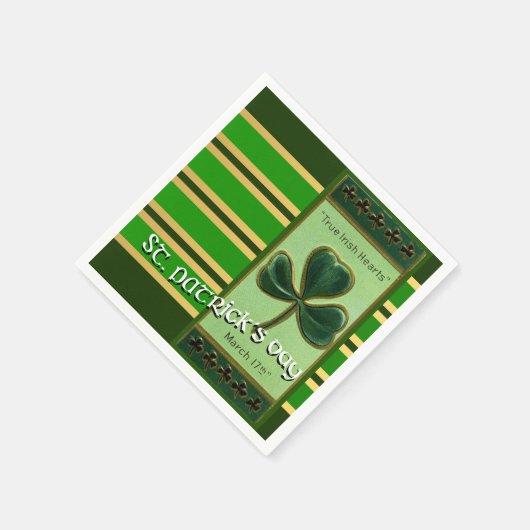 True Irish Heart St Patrick's Day PPN01 Servet (Hoek)