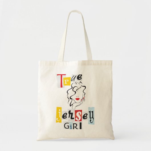 True Jersey Girl Apparel & Accessoires Tote Bag (Voorkant)