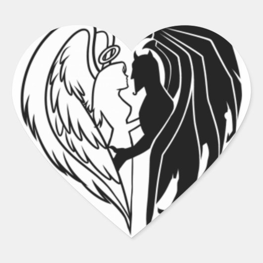 TRUE LOS HART STICKER (Voorkant)