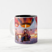 True Love Adventure's Hot Air Balloon Coffee Mug (Devant gauche)