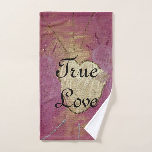 True Love Ange Mariage (Serviette à main)