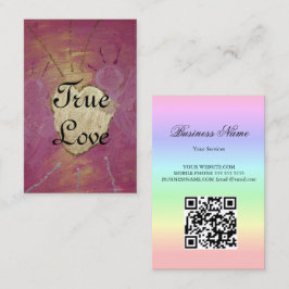 True Love Angel QR-Code Visitekaartje