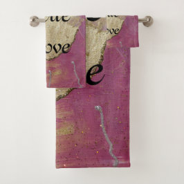 True Love Angel Wedding Bad Handdoek