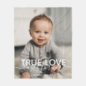 True Love Baby Photo Fleece Blanket (Voorkant)